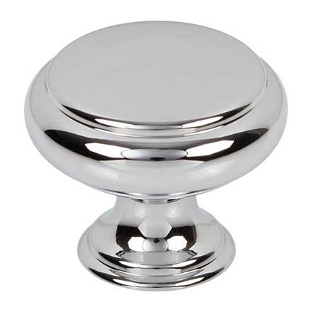 Top Knobs [TK3430PC] Die Cast Zinc Cabinet Knob - Bayridge Series - Polished Chrome Finish - 1 1/4" Dia.