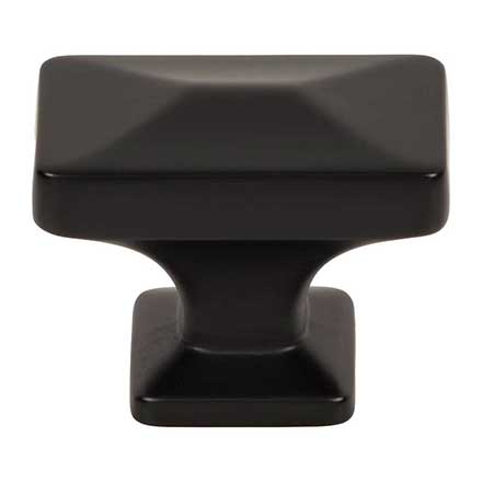Top Knobs [TK3310BLK] Die Cast Zinc Cabinet Knob - Califon Series - Flat Black Finish - 1 1/4" Sq.