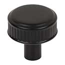 Top Knobs [TK3290BLK] Die Cast Zinc Cabinet Knob - Elland Series - Flat Black Finish - 1 1/4" Dia.