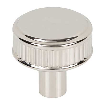 Top Knobs [TK3290PN] Die Cast Zinc Cabinet Knob - Elland Series - Polished Nickel Finish - 1 1/4" Dia.