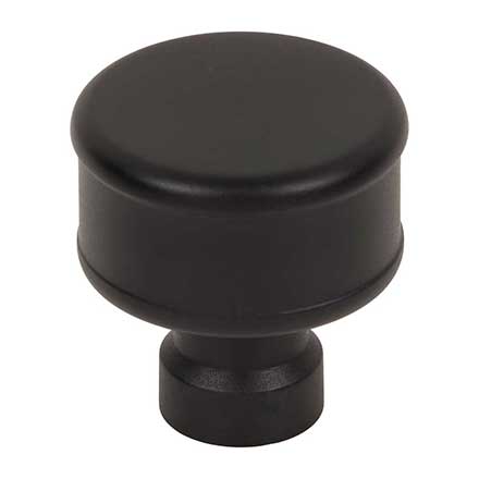 Top Knobs [TK3411BLK] Die Cast Zinc Cabinet Knob - Lavington Series - Flat Black Finish - 1 1/4" Dia.