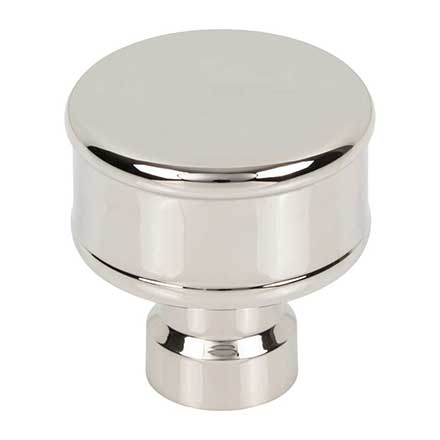 Top Knobs [TK3411PN] Die Cast Zinc Cabinet Knob - Lavington Series - Polished Nickel Finish - 1 1/4" Dia.