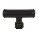 Top Knobs [TK3412BLK] Die Cast Zinc Cabinet Knob - Lavington Series - Flat Black Finish - 2 1/4" L