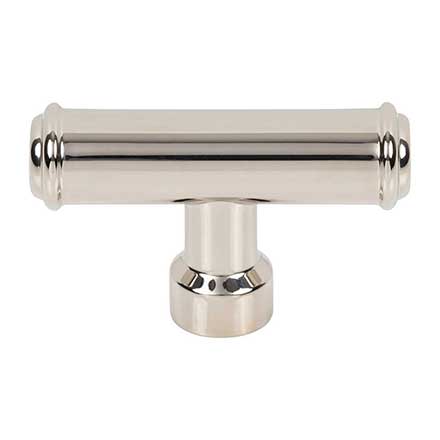 Top Knobs [TK3412PN] Die Cast Zinc Cabinet Knob - Lavington Series - Polished Nickel Finish - 2 1/4" L