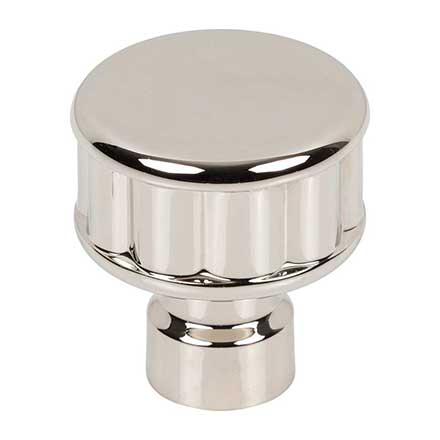Top Knobs [TK3400PN] Die Cast Zinc Cabinet Knob - Pemberton Series - Polished Nickel Finish - 1 1/4" Dia.