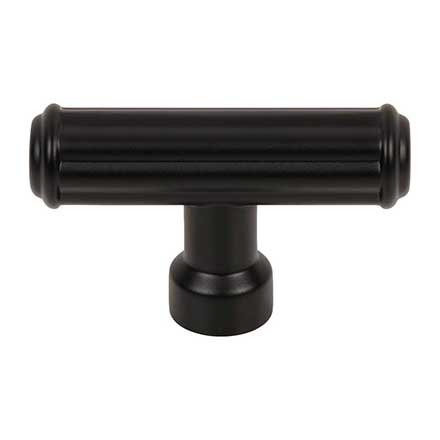 Top Knobs [TK3401BLK] Die Cast Zinc Cabinet Knob - Pemberton Series - Flat Black Finish - 2 1/4" L