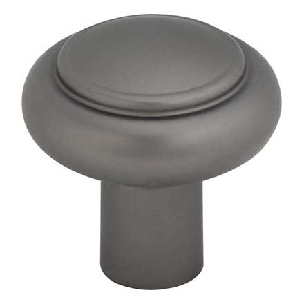 Top Knobs [TK3110AG] Die Cast Zinc Cabinet Knob - Clarence Series - Ash Gray Finish - 1 1/4" Dia.