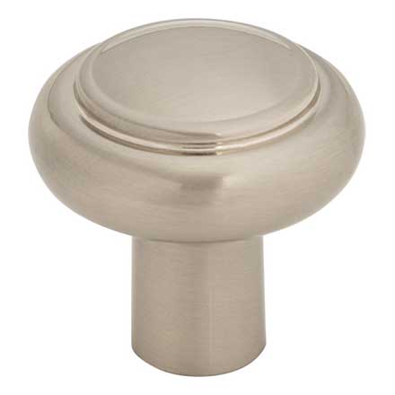 Top Knobs [TK3110BSN] Die Cast Zinc Cabinet Knob - Clarence Series - Brushed Satin Nickel Finish - 1 1/4" Dia.