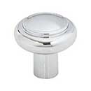 Top Knobs [TK3110PC] Die Cast Zinc Cabinet Knob - Clarence Series - Polished Chrome Finish - 1 1/4&quot; Dia.