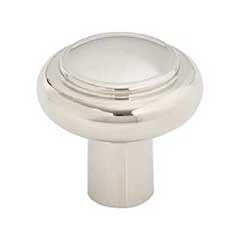 Top Knobs [TK3110PN] Die Cast Zinc Cabinet Knob - Clarence Series - Polished Nickel Finish - 1 1/4&quot; Dia.