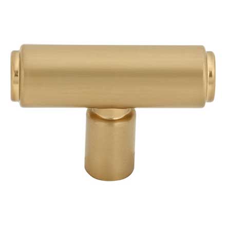 Top Knobs [TK3111HB] Die Cast Zinc Cabinet T-Knob - Clarence Series - Honey Bronze Finish - 2&quot; L