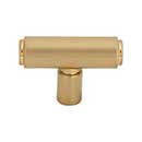 Top Knobs [TK3111HB] Die Cast Zinc Cabinet T-Knob - Clarence Series - Honey Bronze Finish - 2" L