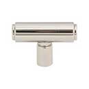 Top Knobs [TK3111PN] Die Cast Zinc Cabinet T-Knob - Clarence Series - Polished Nickel Finish - 2&quot; L