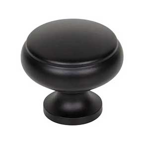 Top Knobs [TK3090BLK] Die Cast Zinc Cabinet Knob - Cumberland Series - Flat Black Finish - 1 1/4" Dia.