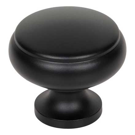 Top Knobs [TK3090BLK] Die Cast Zinc Cabinet Knob - Cumberland Series - Flat Black Finish - 1 1/4&quot; Dia.