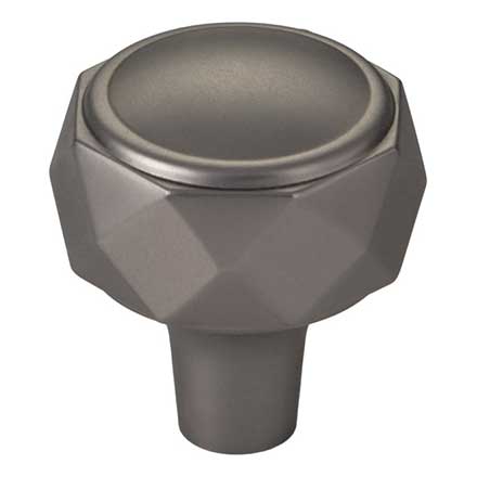 Top Knobs [TK3080AG] Die Cast Zinc Cabinet Knob - Kingsmill Series - Ash Gray Finish - 1 1/4&quot; Dia.