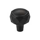 Top Knobs [TK3080BLK] Die Cast Zinc Cabinet Knob - Kingsmill Series - Flat Black Finish - 1 1/4" Dia.