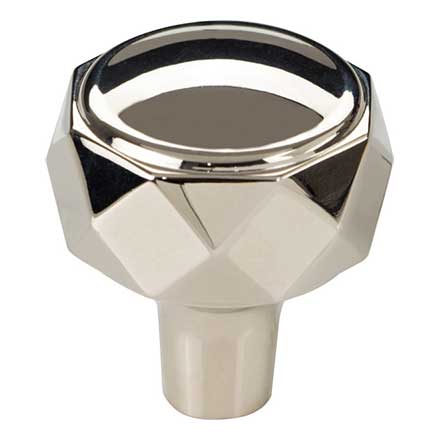 Top Knobs [TK3080PN] Die Cast Zinc Cabinet Knob - Kingsmill Series - Polished Nickel Finish - 1 1/4&quot; Dia.