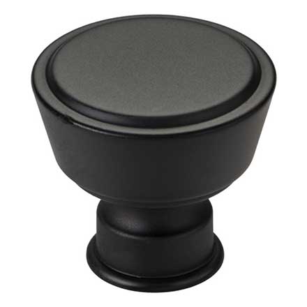 Top Knobs [TK3120BLK] Die Cast Zinc Cabinet Knob - Ormonde Series - Flat Black Finish - 1 3/8" Dia.