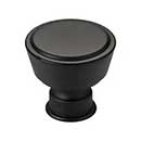 Top Knobs [TK3120BLK] Die Cast Zinc Cabinet Knob - Ormonde Series - Flat Black Finish - 1 3/8&quot; Dia.