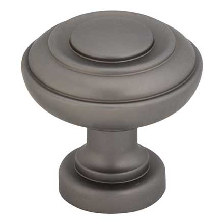 Top Knobs [TK3070AG] Die Cast Zinc Cabinet Knob - Ulster Series - Ash Gray Finish - 1 1/4" Dia.