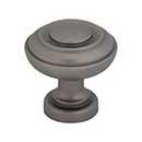 Top Knobs [TK3070AG] Die Cast Zinc Cabinet Knob - Ulster Series - Ash Gray Finish - 1 1/4&quot; Dia.