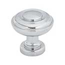Top Knobs [TK3070PC] Die Cast Zinc Cabinet Knob - Ulster Series - Polished Chrome Finish - 1 1/4&quot; Dia.