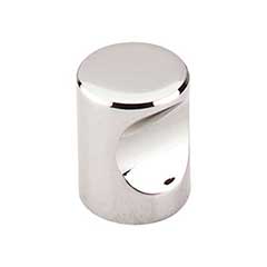 Top Knobs [M1600] Die Cast Zinc Cabinet Knob - Indent Series - Polished Nickel Finish - 3/4&quot; Dia.