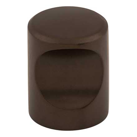Top Knobs [M1601] Die Cast Zinc Cabinet Knob - Indent Series - Oil Rubbed Bronze Finish - 3/4" Dia.