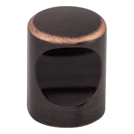 Top Knobs [M1860] Die Cast Zinc Cabinet Knob - Indent Series - Tuscan Bronze Finish - 3/4" Dia.