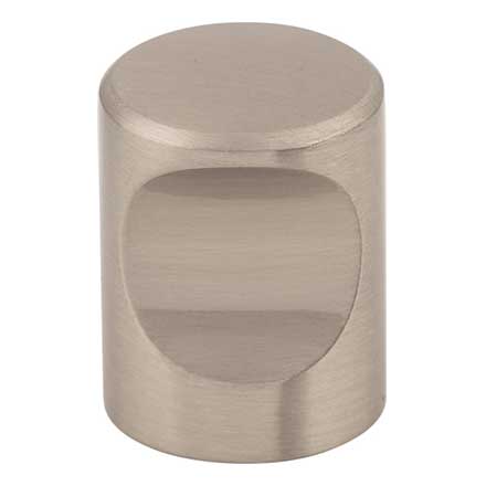 Top Knobs [M579] Die Cast Zinc Cabinet Knob - Indent Series - Brushed Satin Nickel Finish - 3/4" Dia.