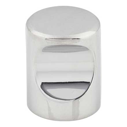 Top Knobs [M580] Die Cast Zinc Cabinet Knob - Indent Series - Polished Chrome Finish - 3/4" Dia.