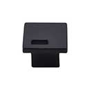 Top Knobs [TK269BLK] Die Cast Zinc Cabinet Knob - Modern Metro Slot Series - Flat Black Finish - 1 1/4&quot; Sq.