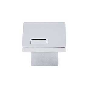 Top Knobs [TK269PC] Die Cast Zinc Cabinet Knob - Modern Metro Slot Series - Polished Chrome Finish - 1 1/4" Sq.