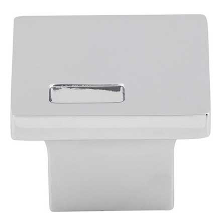 Top Knobs [TK269PC] Die Cast Zinc Cabinet Knob - Modern Metro Slot Series - Polished Chrome Finish - 1 1/4" Sq.