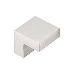 Top Knobs [M1164] Die Cast Zinc Cabinet Knob - Square Series - Brushed Satin Nickel Finish - 5/8" C/C - 1" Sq.