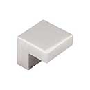 Top Knobs [M1320] Die Cast Zinc Cabinet Knob - Square Series - Polished Nickel Finish - 5/8&quot; C/C - 1&quot; Sq.