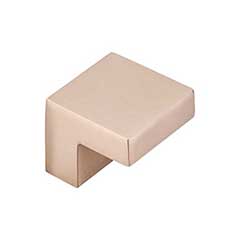 Top Knobs [M1587] Die Cast Zinc Cabinet Knob - Square Series - Brushed Bronze Finish - 5/8" C/C - 1" Sq.