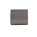 Top Knobs [M2160] Die Cast Zinc Cabinet Knob - Square Series - Ash Gray Finish - 5/8" C/C - 1" Sq.