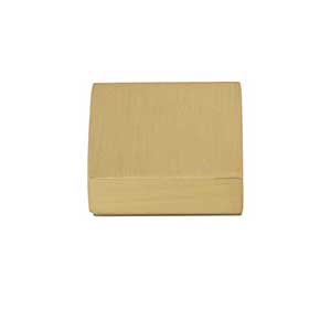 Top Knobs [M2161] Die Cast Zinc Cabinet Knob - Square Series - Honey Bronze Finish - 5/8" C/C - 1" Sq.