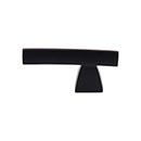 Top Knobs [TK2BLK] Die Cast Zinc Cabinet Knob - Arched Series - Flat Black Finish - 2 1/2" L