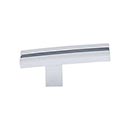 Top Knobs [TK82PC] Die Cast Zinc Cabinet Knob - Inset Rail Series - Polished Chrome Finish - 2 5/8&quot; L