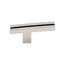 Top Knobs [TK82PN] Die Cast Zinc Cabinet Knob - Inset Rail Series - Polished Nickel Finish - 2 5/8&quot; L