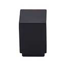 Top Knobs [TK33BLK] Die Cast Zinc Cabinet Knob - Linear Knob Series - Flat Black Finish - 3/4" Sq.