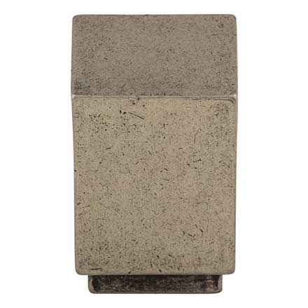 Top Knobs [TK33PTA] Die Cast Zinc Cabinet Knob - Linear Knob Series - Pewter Antique Finish - 3/4" Sq.