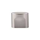 Top Knobs [TK73BSN] Die Cast Zinc Cabinet Knob - Oval Slot Series - Brushed Satin Nickel Finish - 3/4" C/C - 1 1/4" L