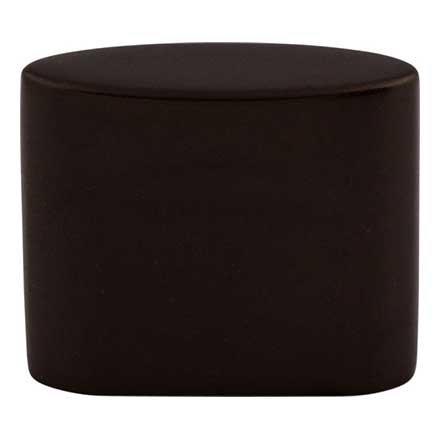 Top Knobs [TK73ORB] Die Cast Zinc Cabinet Knob - Oval Slot Series - Oil Rubbed Bronze Finish - 3/4" C/C - 1 1/4" L
