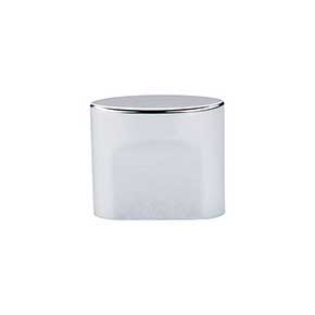 Top Knobs [TK73PC] Die Cast Zinc Cabinet Knob - Oval Slot Series - Polished Chrome Finish - 3/4" C/C - 1 1/4" L