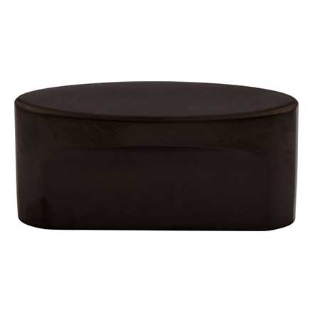 Top Knobs [TK74ORB] Die Cast Zinc Cabinet Knob - Oval Slot Series - Oil Rubbed Bronze Finish - 1 1/2" C/C - 2 1/4" L