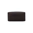 Top Knobs [TK74ORB] Die Cast Zinc Cabinet Knob - Oval Slot Series - Oil Rubbed Bronze Finish - 1 1/2&quot; C/C - 2 1/4&quot; L